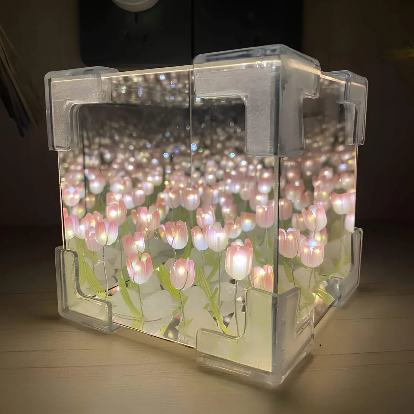 Box - LED Blumenlampe