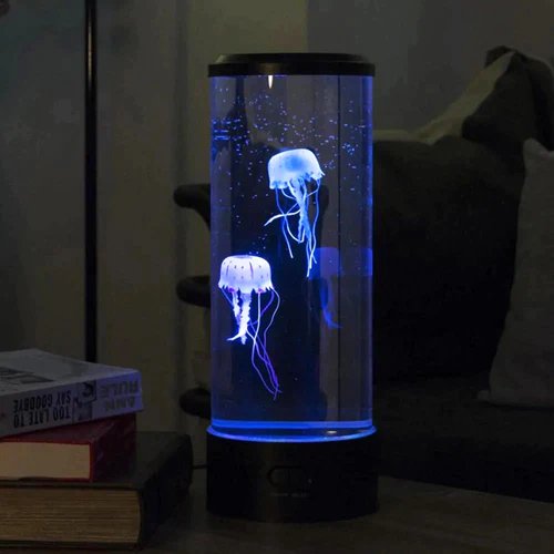 Quallenlampe mit Farbwechsel - LED-Quallen-Aquarium-Tisch-Nachtlicht