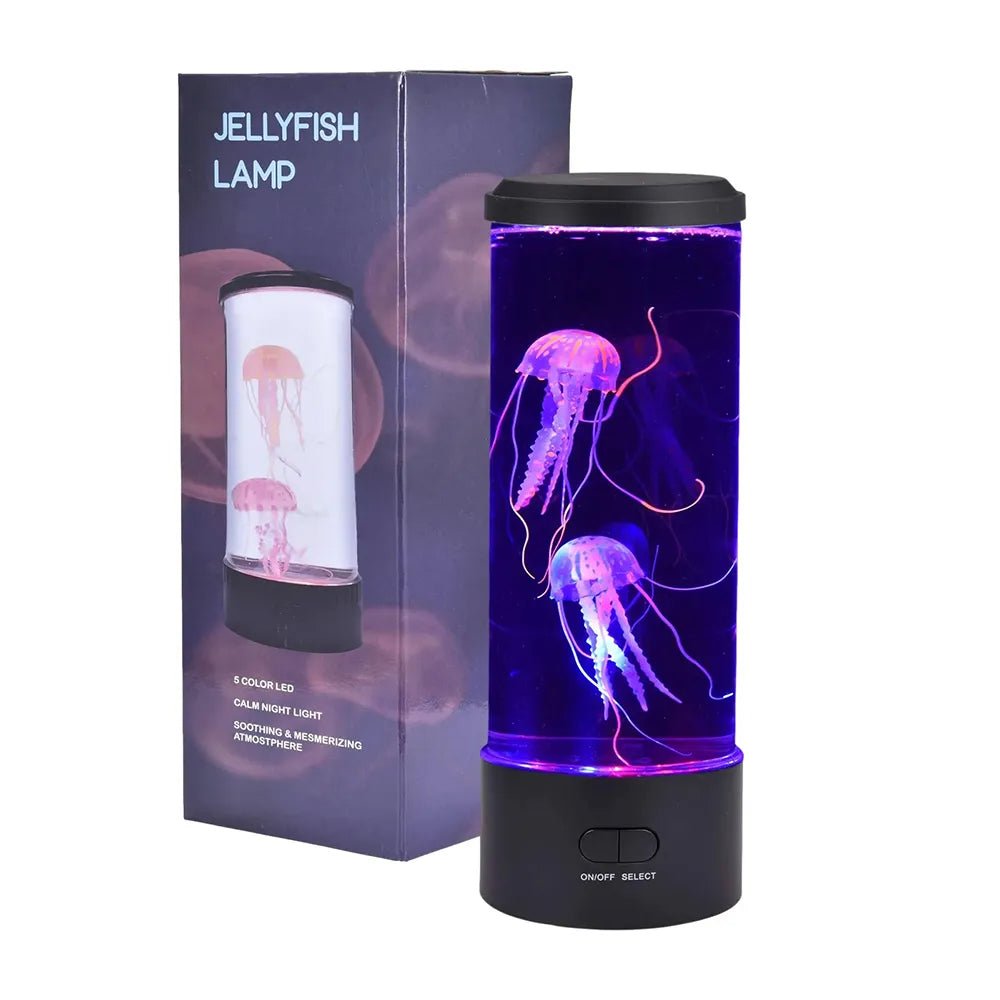 Quallenlampe mit Farbwechsel - LED-Quallen-Aquarium-Tisch-Nachtlicht