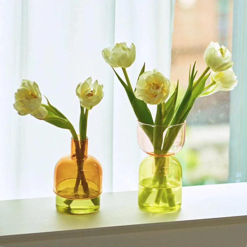 Glass Bodletop Zweiteilige Vase