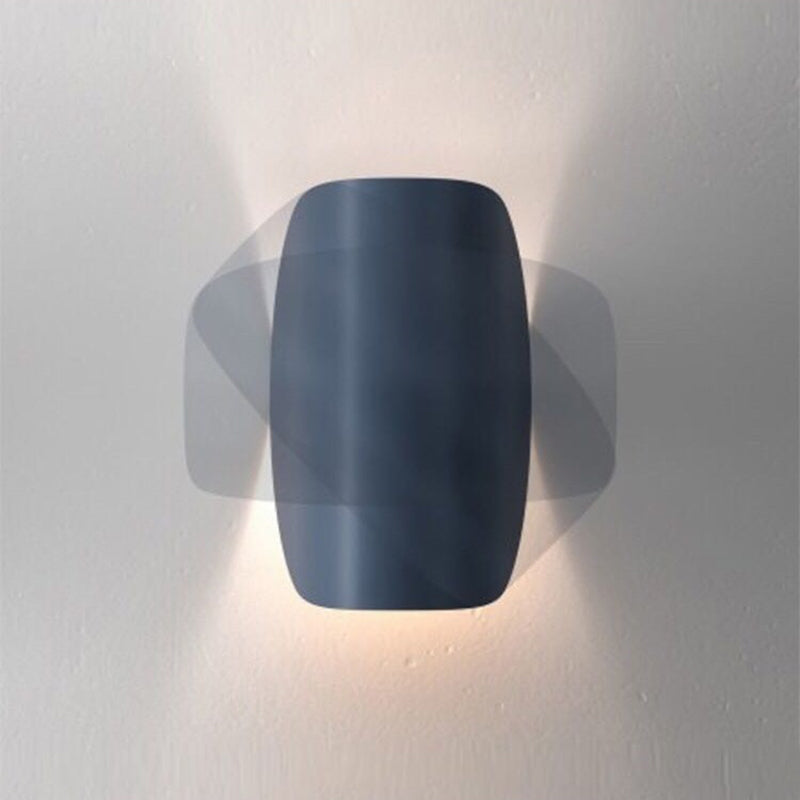 Eveline Modern Geometric LED 4 Color Wall Light Indoor/Outdoor Metal