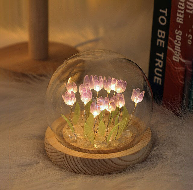 DIY Mini-Tulpenblumen-Nachtlichter