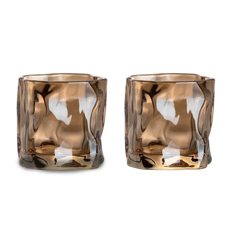 Elegantes Glacier Ripple Whisky Glas