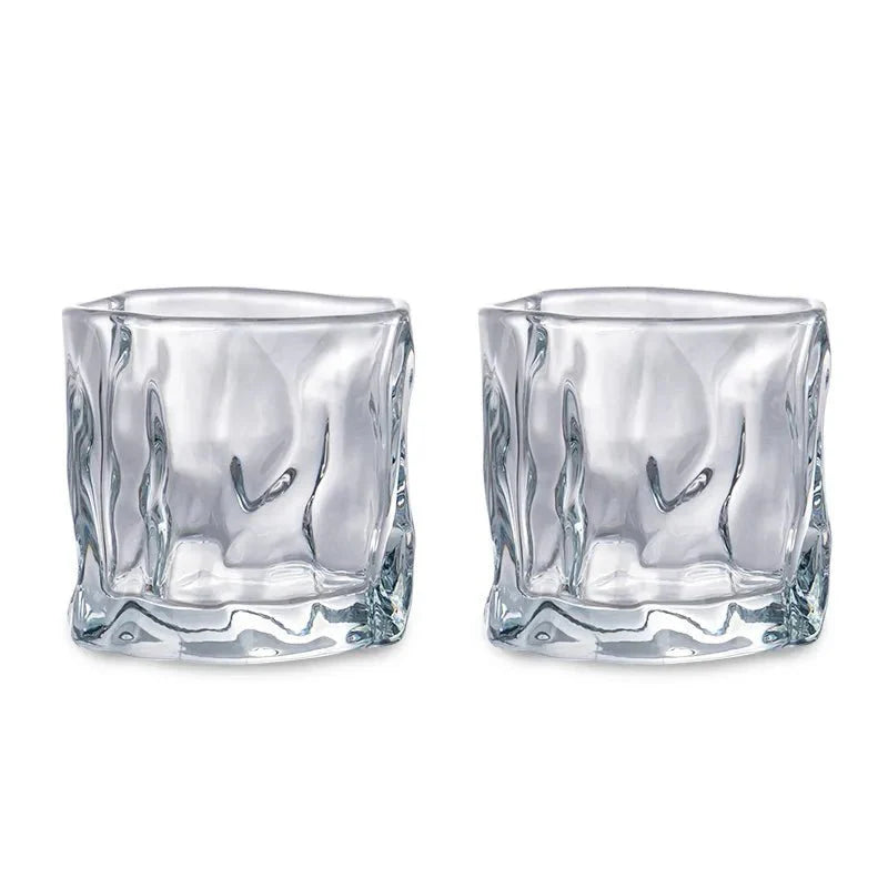 Elegantes Glacier Ripple Whisky Glas
