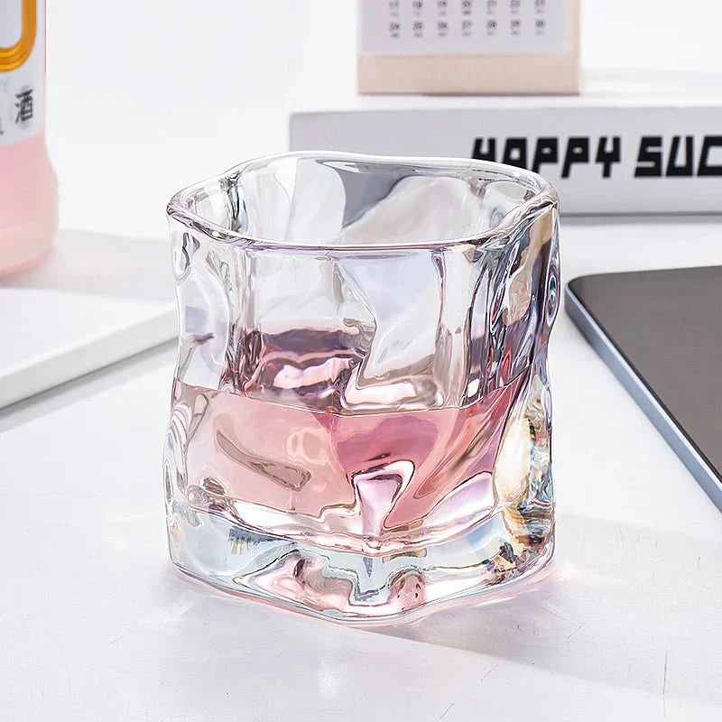 Elegantes Glacier Ripple Whisky Glas