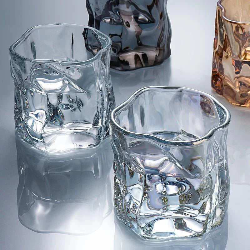 Elegantes Glacier Ripple Whisky Glas