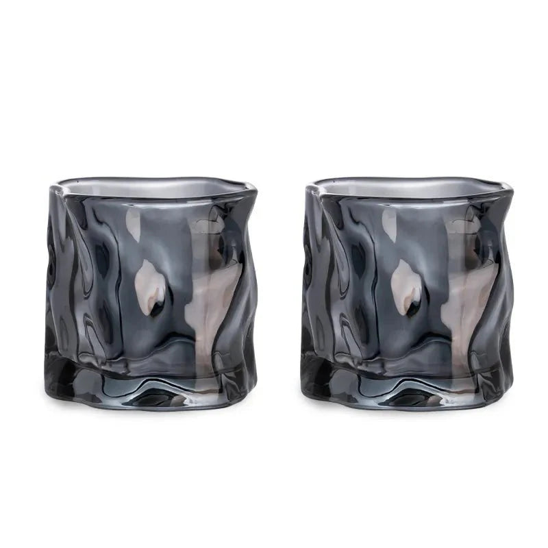 Elegantes Glacier Ripple Whisky Glas