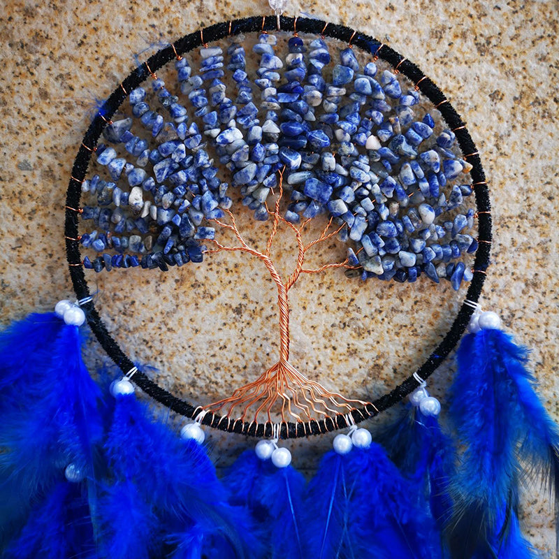 Lapis Lazuli Lebensbaum Traumsfänger