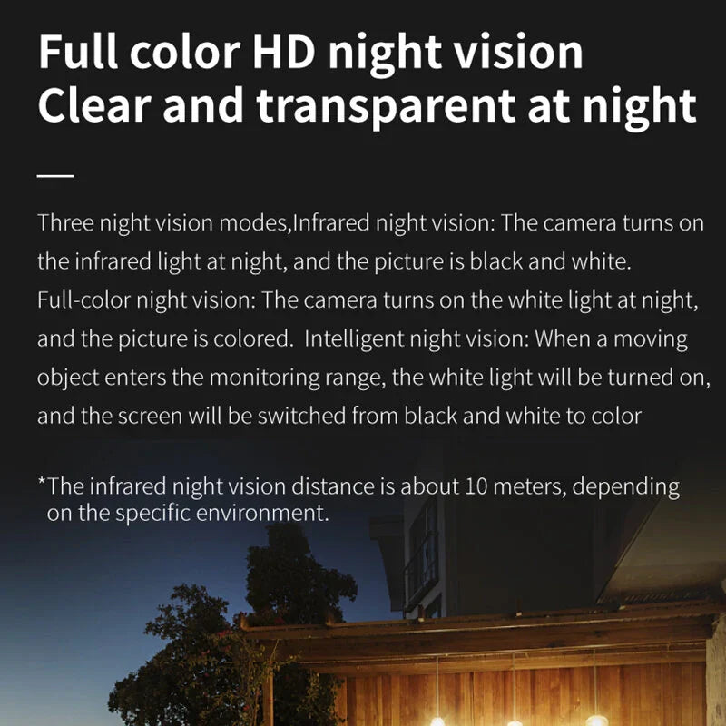 360° WiFi Sicherheitskamera - U12 Tuya 2MP mit Bewegungserkennung, Vollfarb-Nachtsicht, Zwei-Wege-Audio