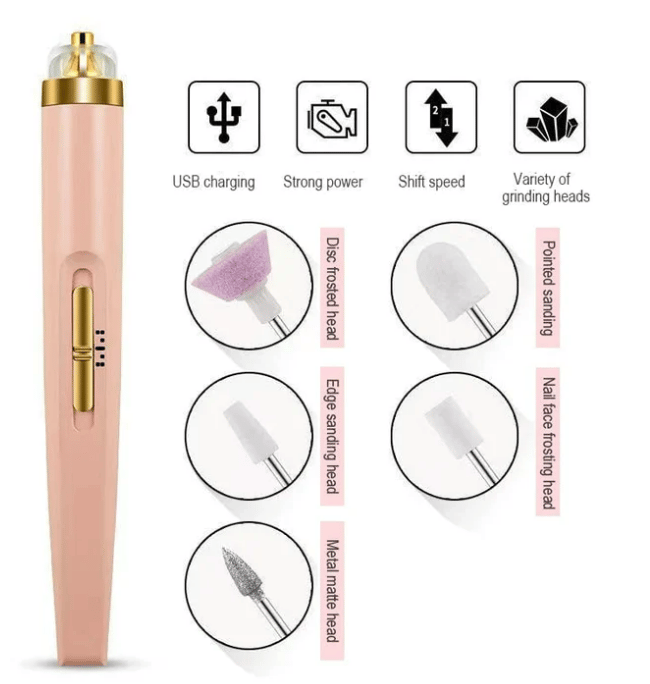 Frendorf | NailPro - Elektrisches professionelles Maniküre-Nagelmaschinen-Set