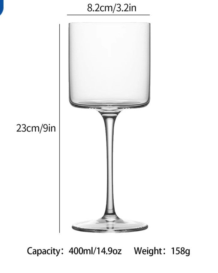 Quadratisches Highball Cocktailglas