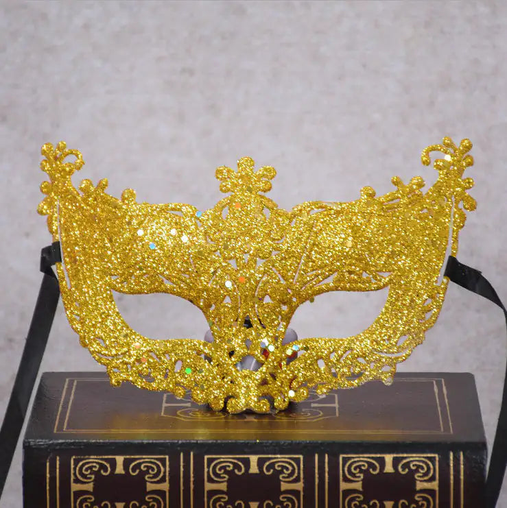 Frendorf | Abschlussball-Make-up-Kostüm, Spitzenmaske