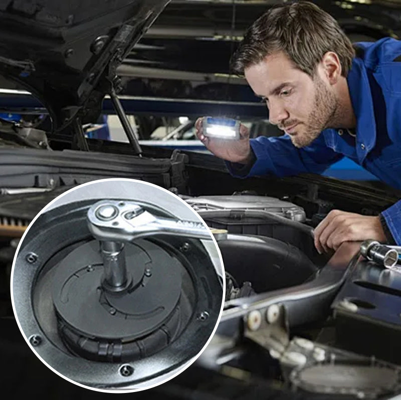 Frendorf | 3-Jaws verstellbarer Kraftstofftankdeckel-Werkzeug