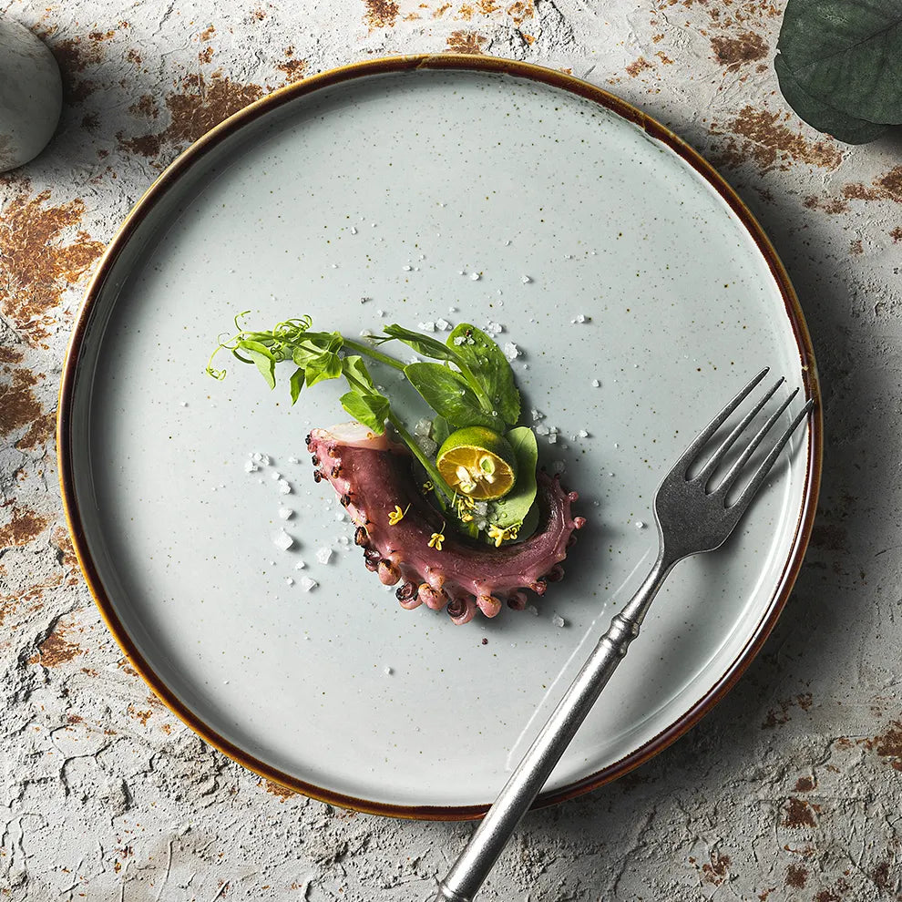 Frendorf | 10"Pizza Teller Yayu Grau Irregular