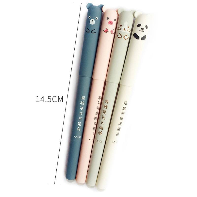 Frendorf | 0,35 mm süßer kleiner Tier radierbarer Gelstift Radiergummi