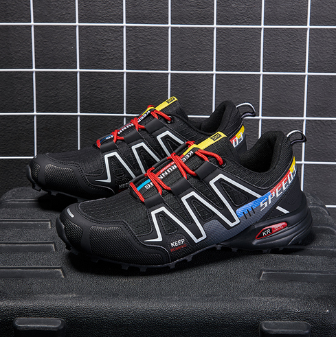 Frendorf | Gipfelstürmer Wanderstiefel in Blau und Grün