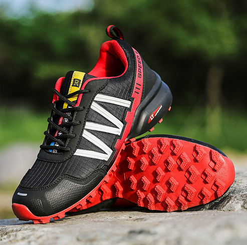 Frendorf | Gipfelstürmer Wanderstiefel in Blau und Grün