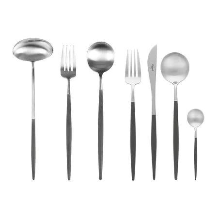 Goa-Besteck - Gebürsteter Stahl - Sets