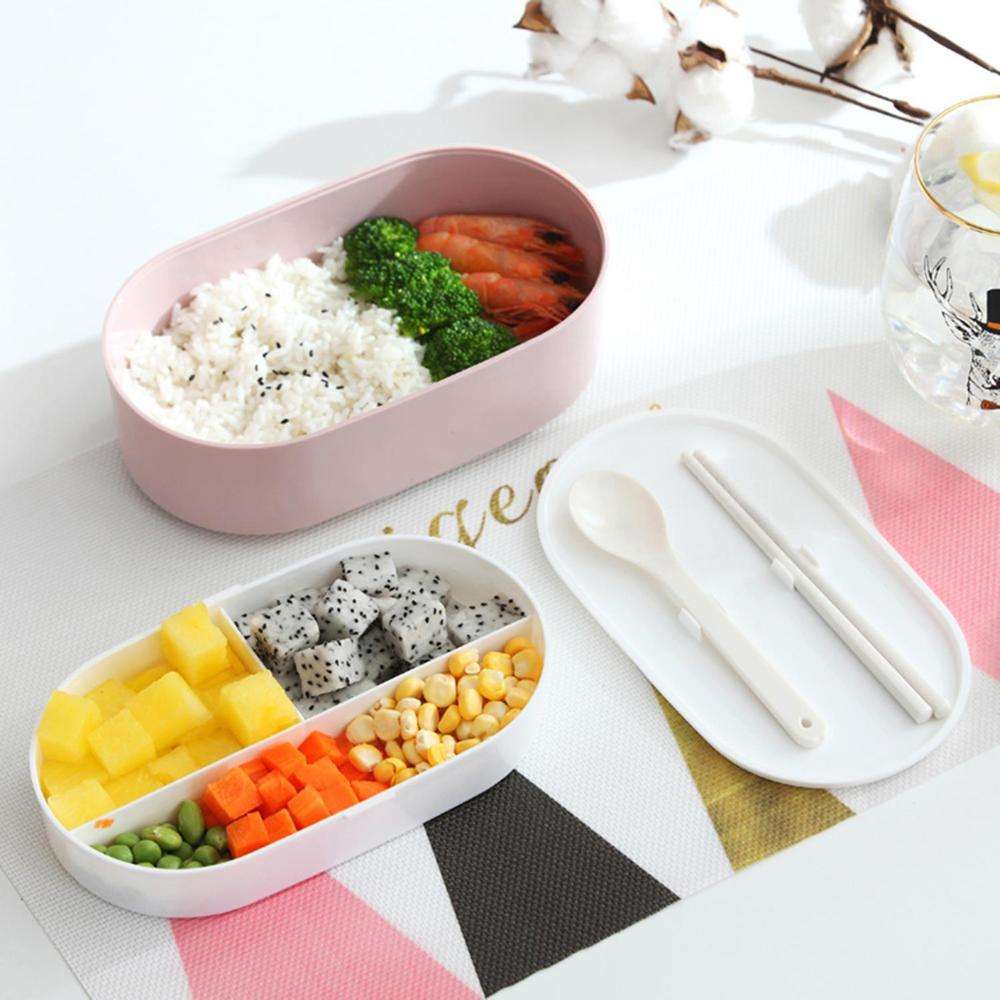 Frendorf | 2-schichtige Bento-Lunchbox mit Besteck