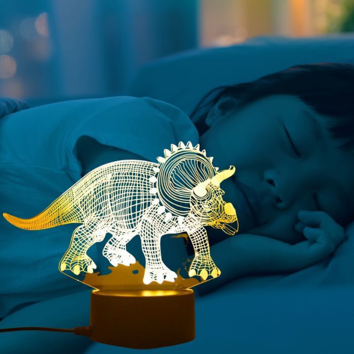 Dinosaurierlampe - TriceratopsLamp™