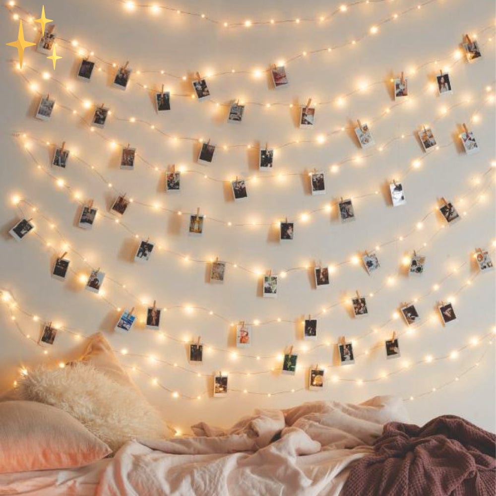 Frendorf | Lampenvorhang mit Fernbedienung und beweglichem Licht für eine warme, sichere Atmosphäre zu Hause