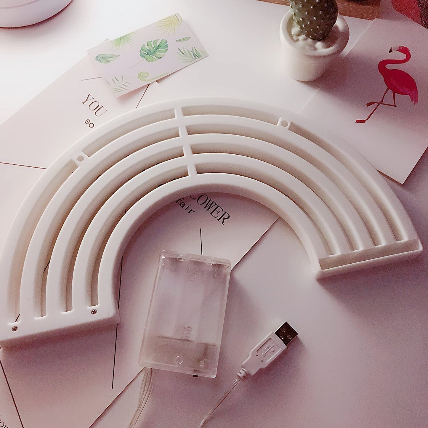 Neon Regenbogen Schild