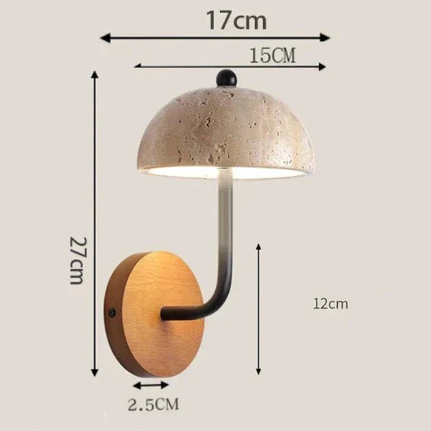 Frendorf | Bringen Sie Licht in Ihren Raum mit der Nordic Wandleuchte in Nussbaumholzfarben