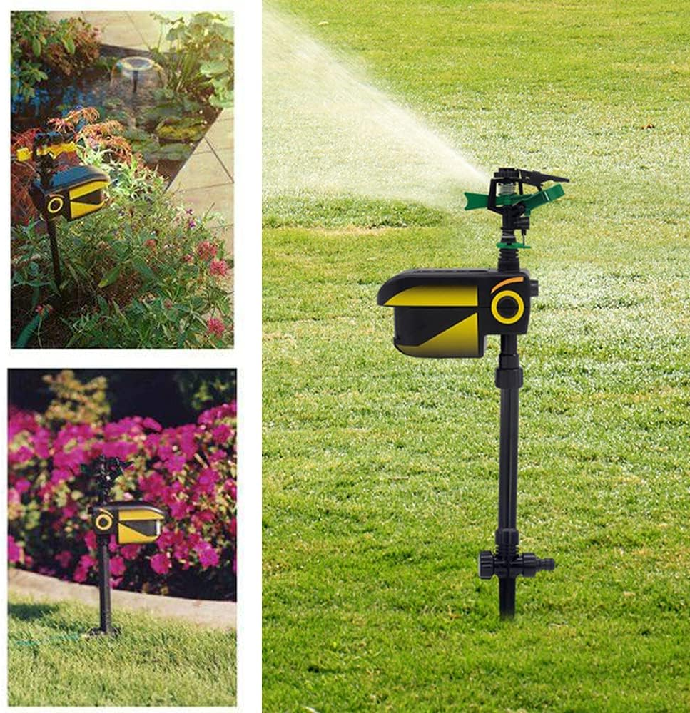 Frendorf | Automatischer bewegungsaktivierter Tierabwehr Gartensprinkler - Tiersensor Außenrasensprinkler