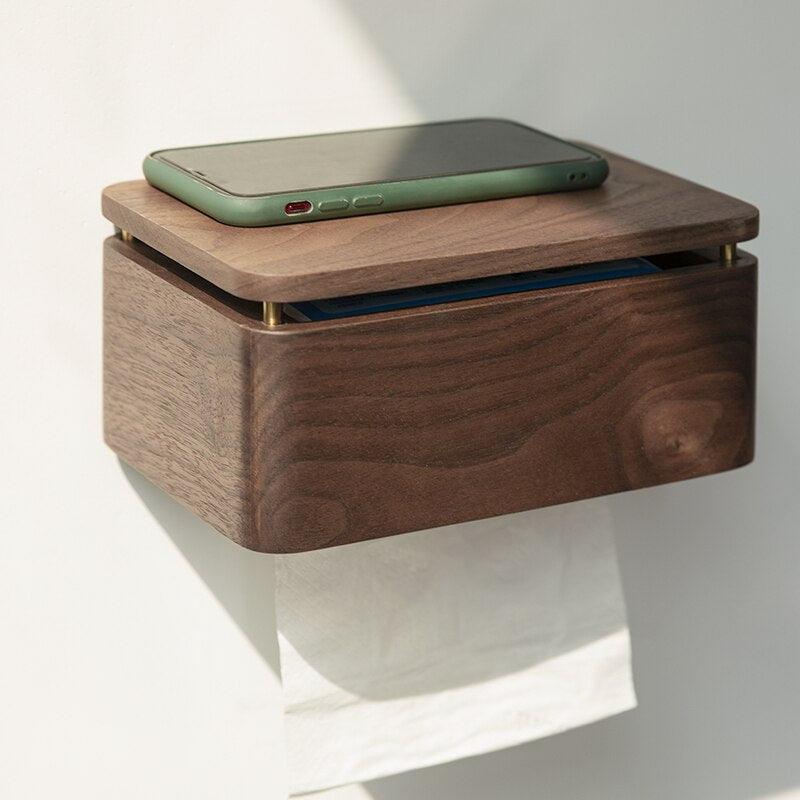 Holz Toilettenpapierhalter