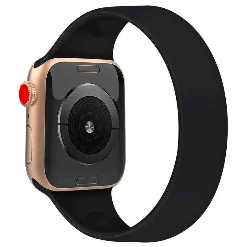Frendorf | Elastisches, dehnbares Silikon-Loop-Band ohne Schnalle für die Apple Watch SE Serie 1/2/3/4/5/6/7/8/9 Ultra 2
