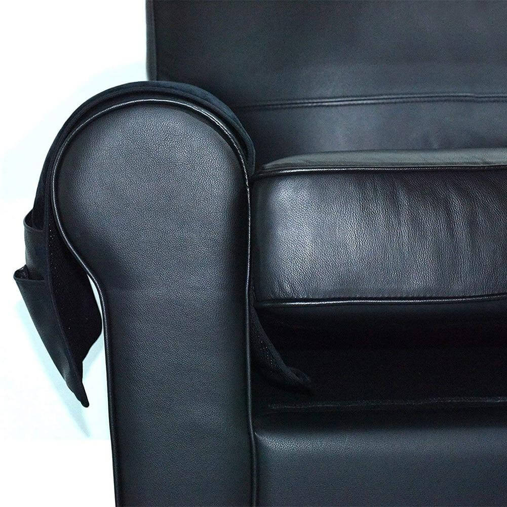 Rutschfester 5 Taschen Leder Armlehnen Stuhl Organizer