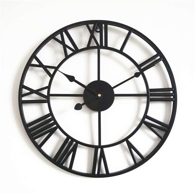 3D Große römische Ziffern Wanduhr Home
