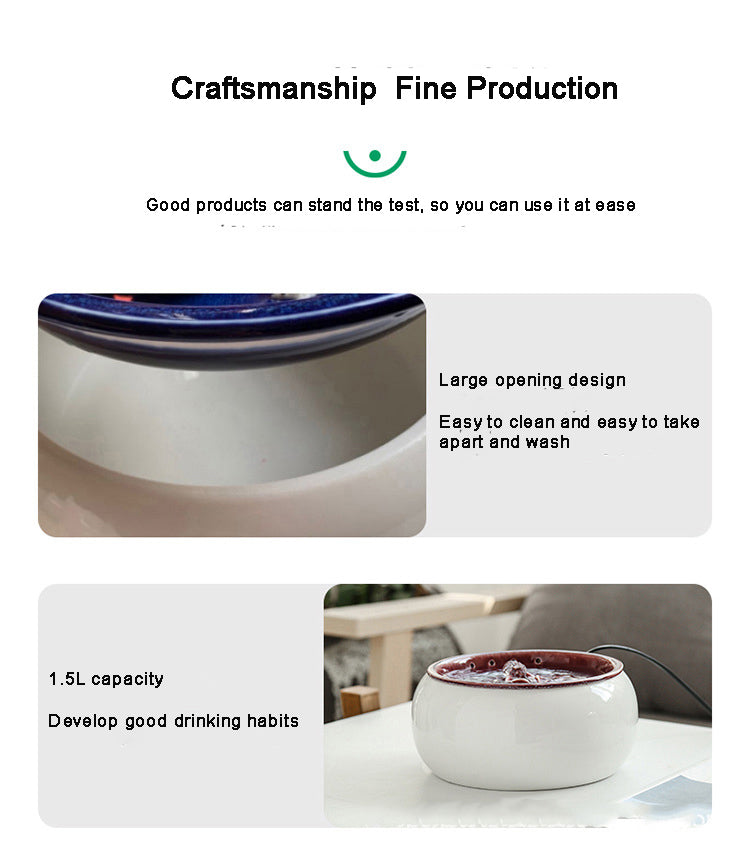 Frendorf | Automatische Keramische Intelligente Haustier-Wasserfontäne