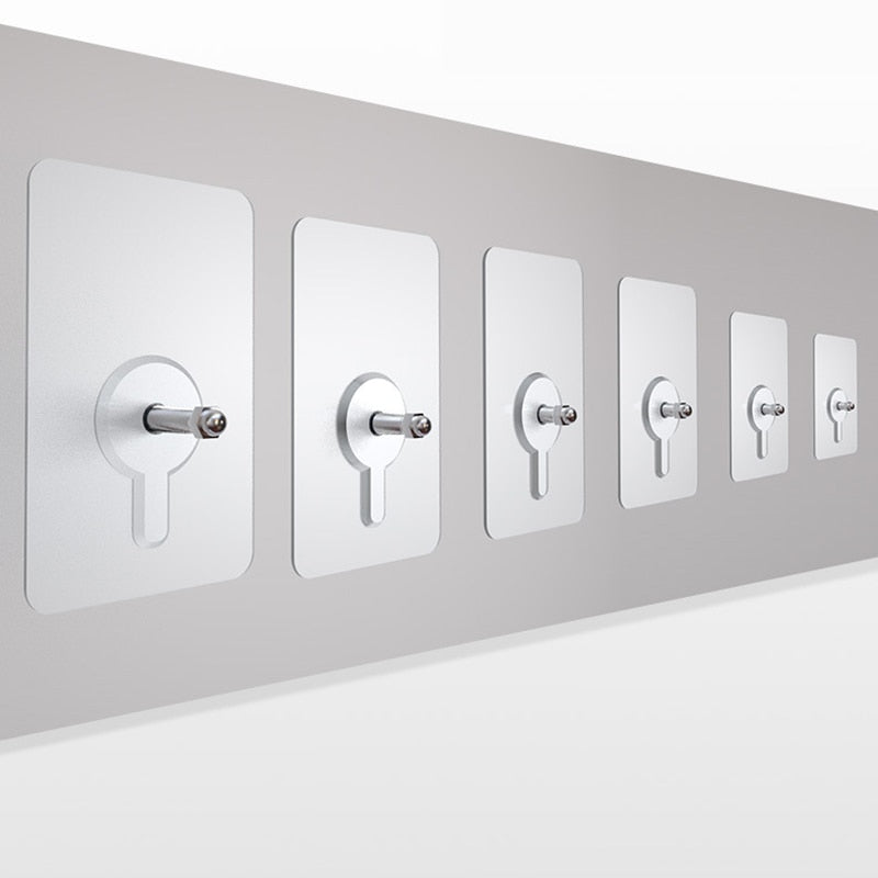 Frendorf | 10 Stück Schwerlast Punch-Free Transparente Klebehaken