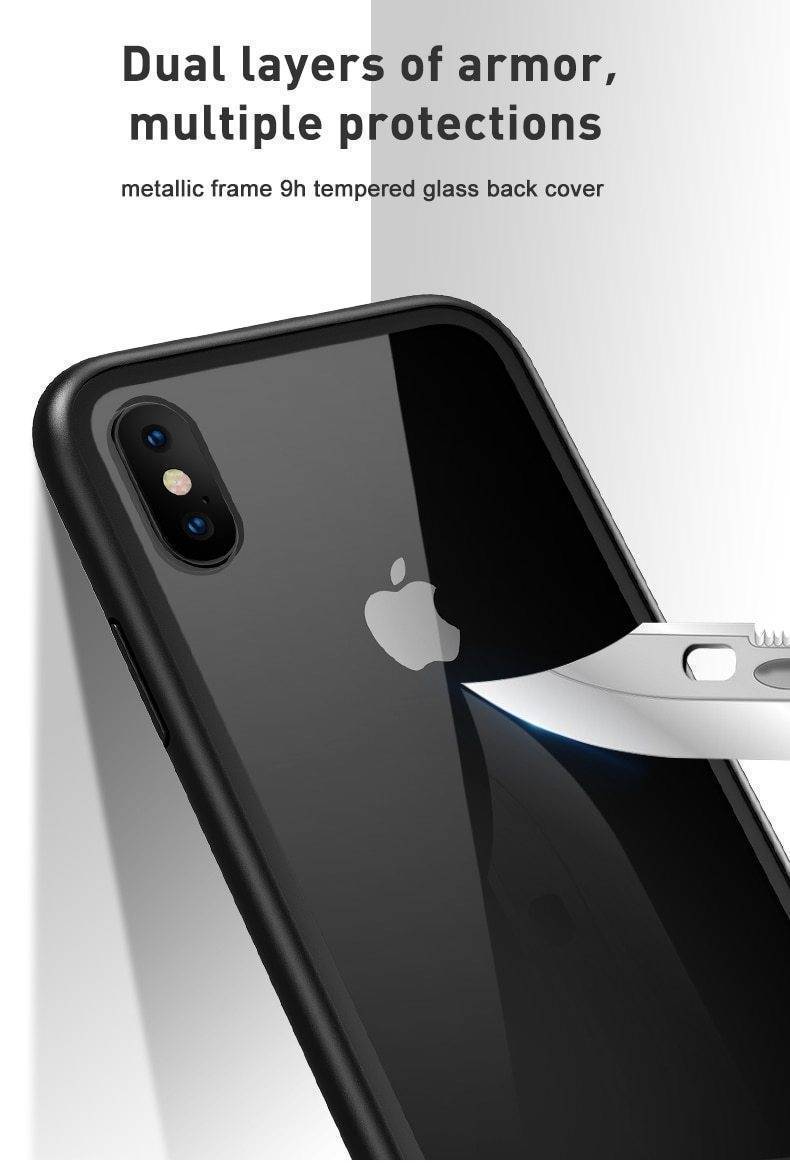 Frendorf | 2019 Neue magnetische Absorptions-Glasabdeckung für iPhone