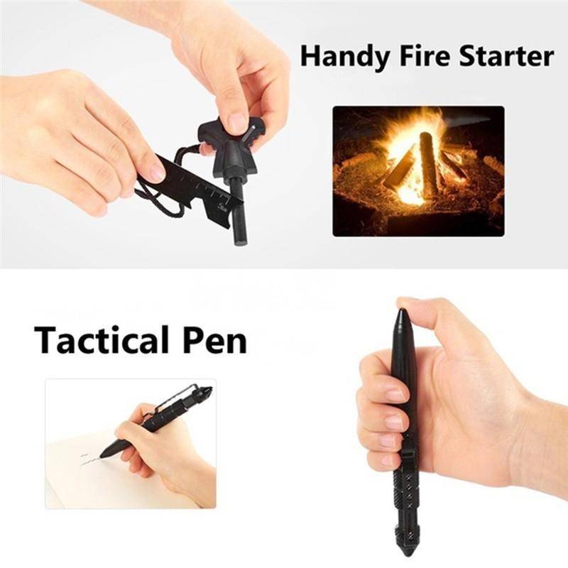 Frendorf | 13 in 1 Outdoor Notfallüberlebensset Überlebensausrüstung