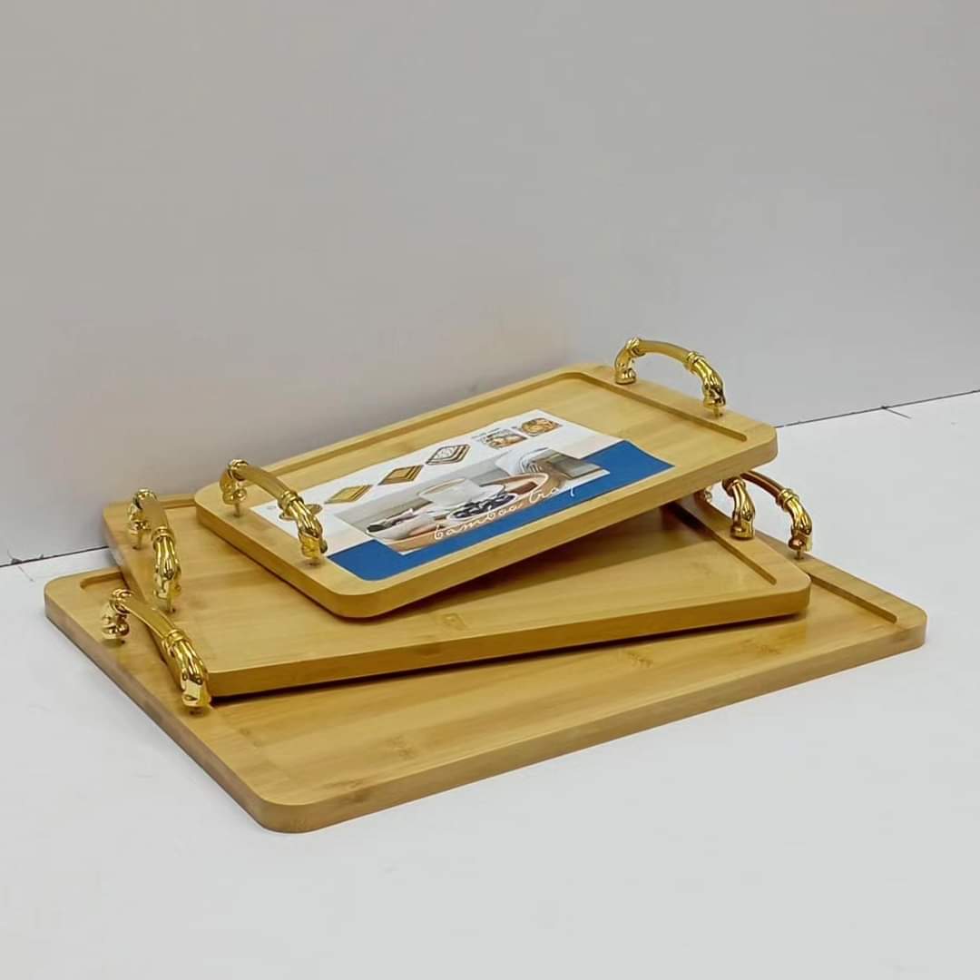 Frendorf | 3 in 1 Bambustablett mit Griff