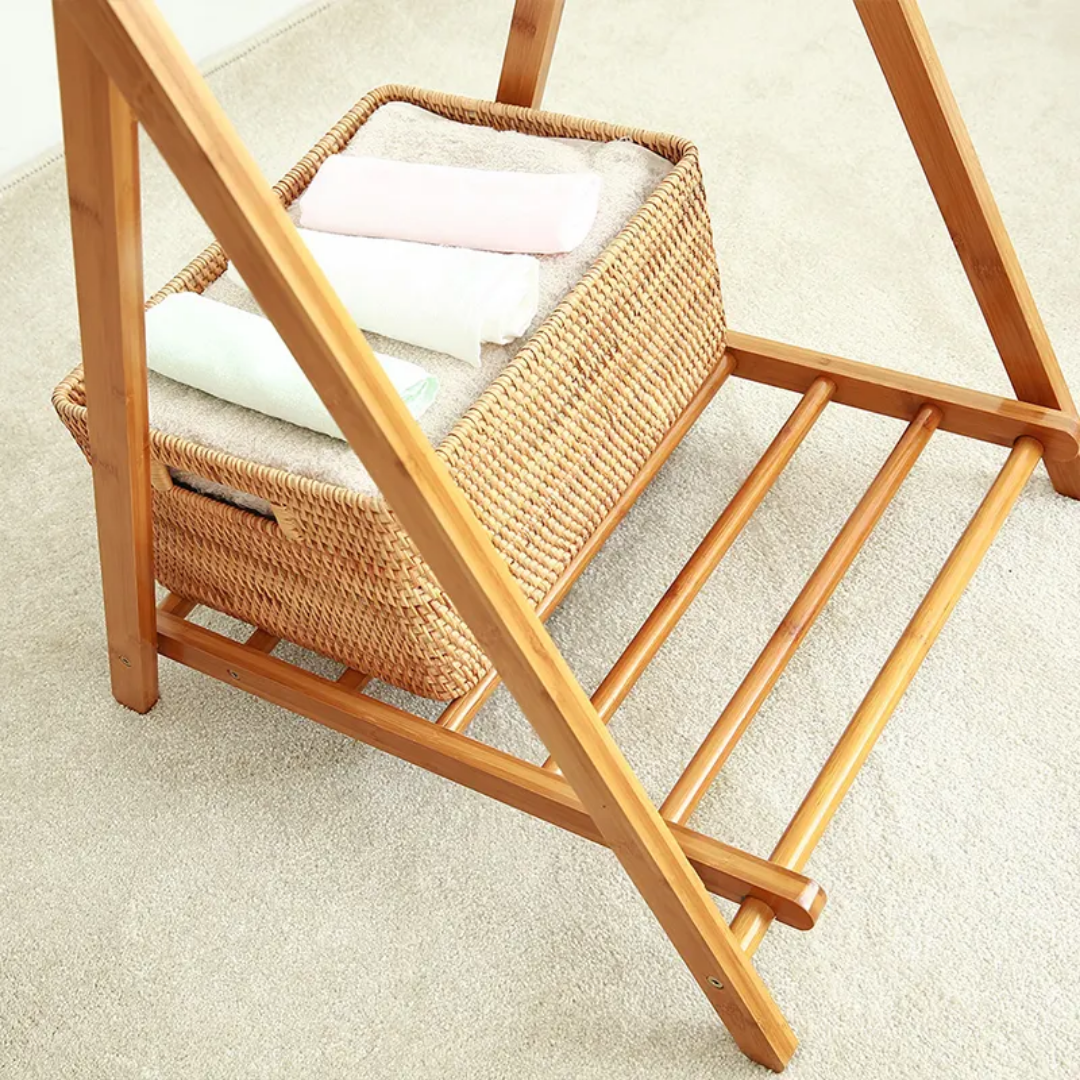 Frendorf | Bambus Klappbarer Tuchständer