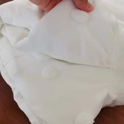 Frendorf | 3-teiliges Weißes Bettwäsche Set