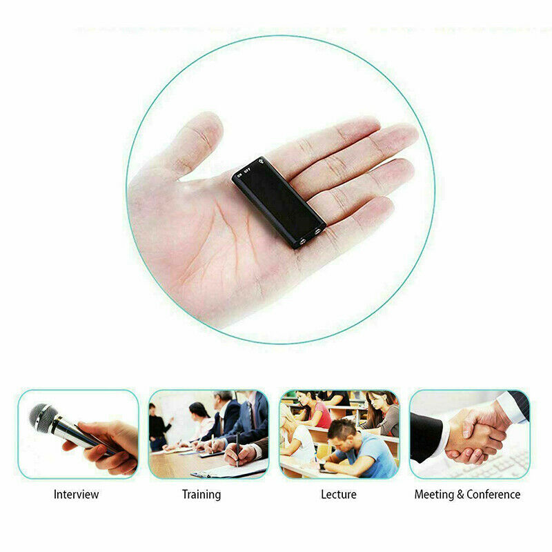 Frendorf | Mini-Sprachrekorder – Mini-Audiorecorder – Mini-Aufnahmegerät – Kleinster versteckter Audiorecorder