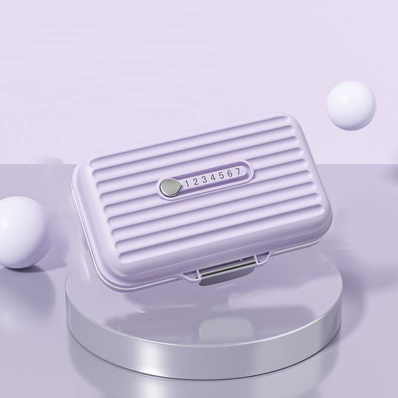 Kleine tragbare Pillendose