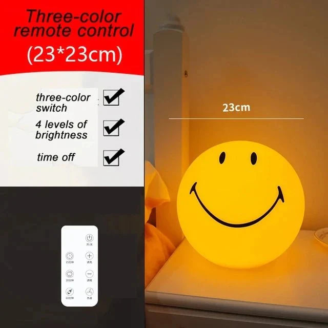 Smiling Face' Ball Nachttischlampe
