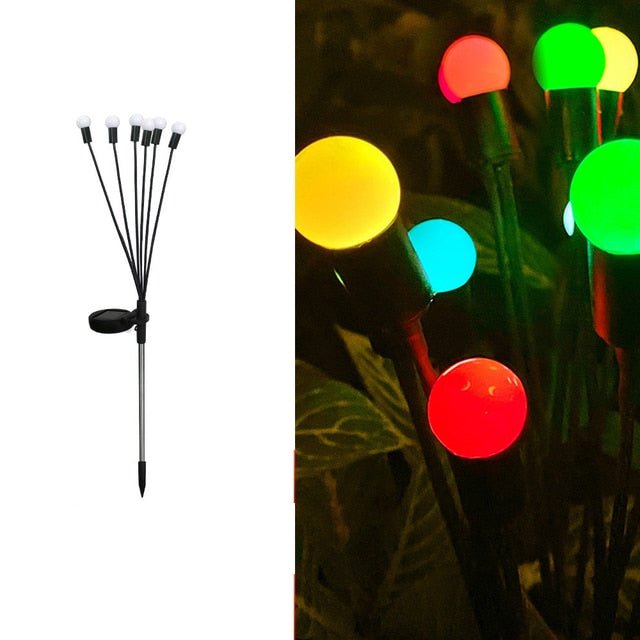 Solar-Glühwürmchenlichter – wasserdichte LED-Außenleuchten für Garten, Rasen