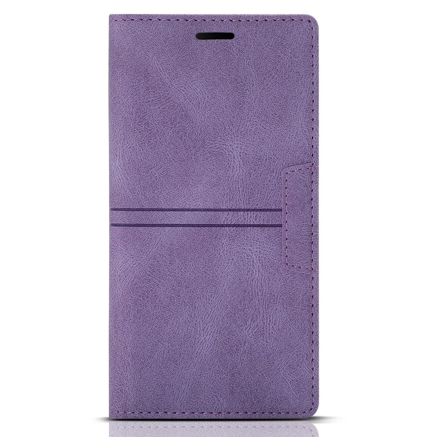 Frendorf | Wildleder iPhone Magnet Flip Cover Kartenhalter Geldbörse Hülle