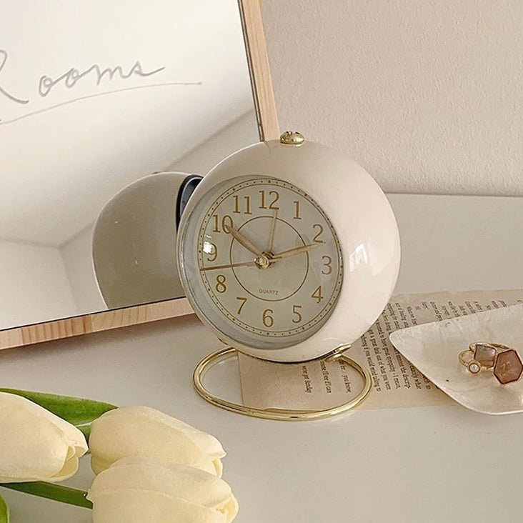 Vintage runde Analog-Uhr