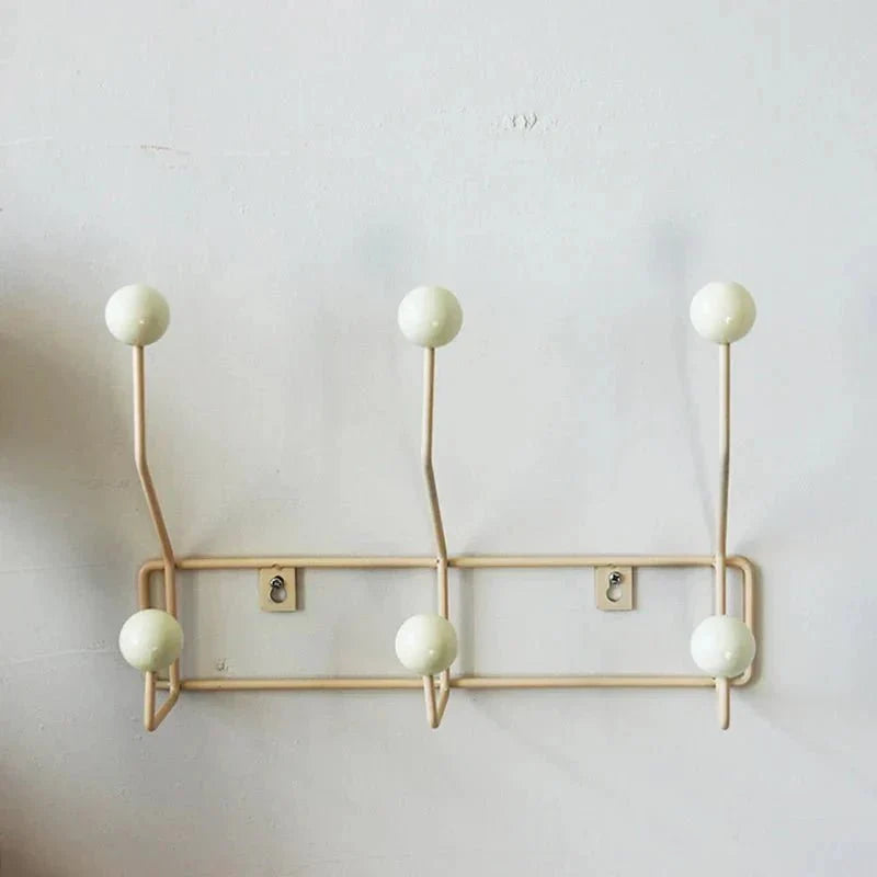 Vintage Kleiderhaken Metall Set - Klassische Garderobe für Mäntel und Accessoires