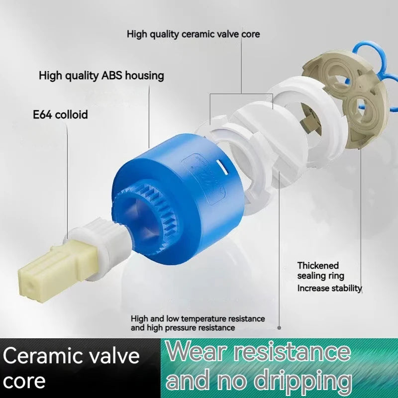 Frendorf | Wasserfall Küchenarmaturen Ausziehbarer Regenbrause Badezimmer Waschbecken Wasserhahn