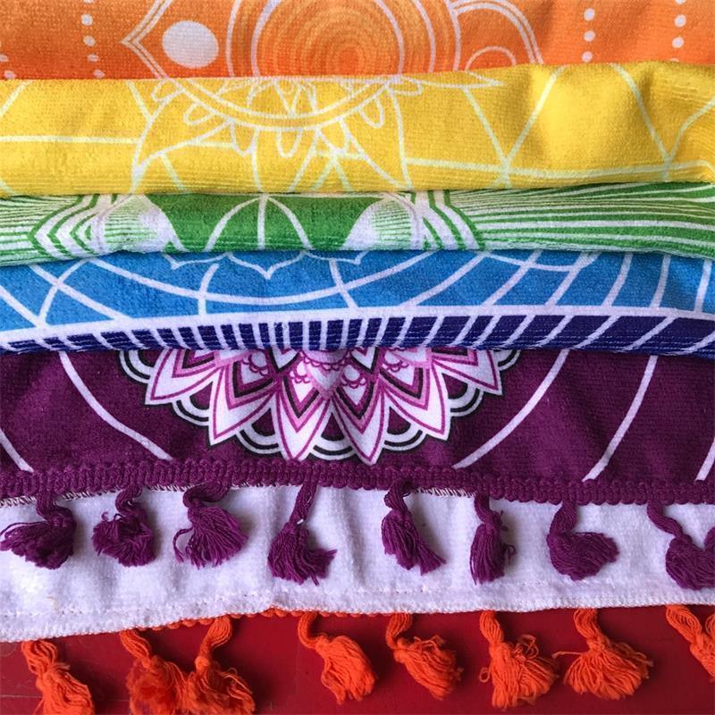 7 Chakra Regenbogen Yoga Matte