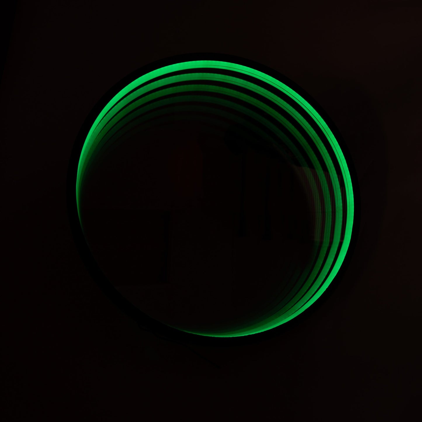 3D Kreis Unendlichkeitsspiegel Licht