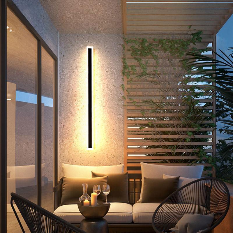 Moderne Außenwandleuchte IP67 Wasserdicht - Front LED